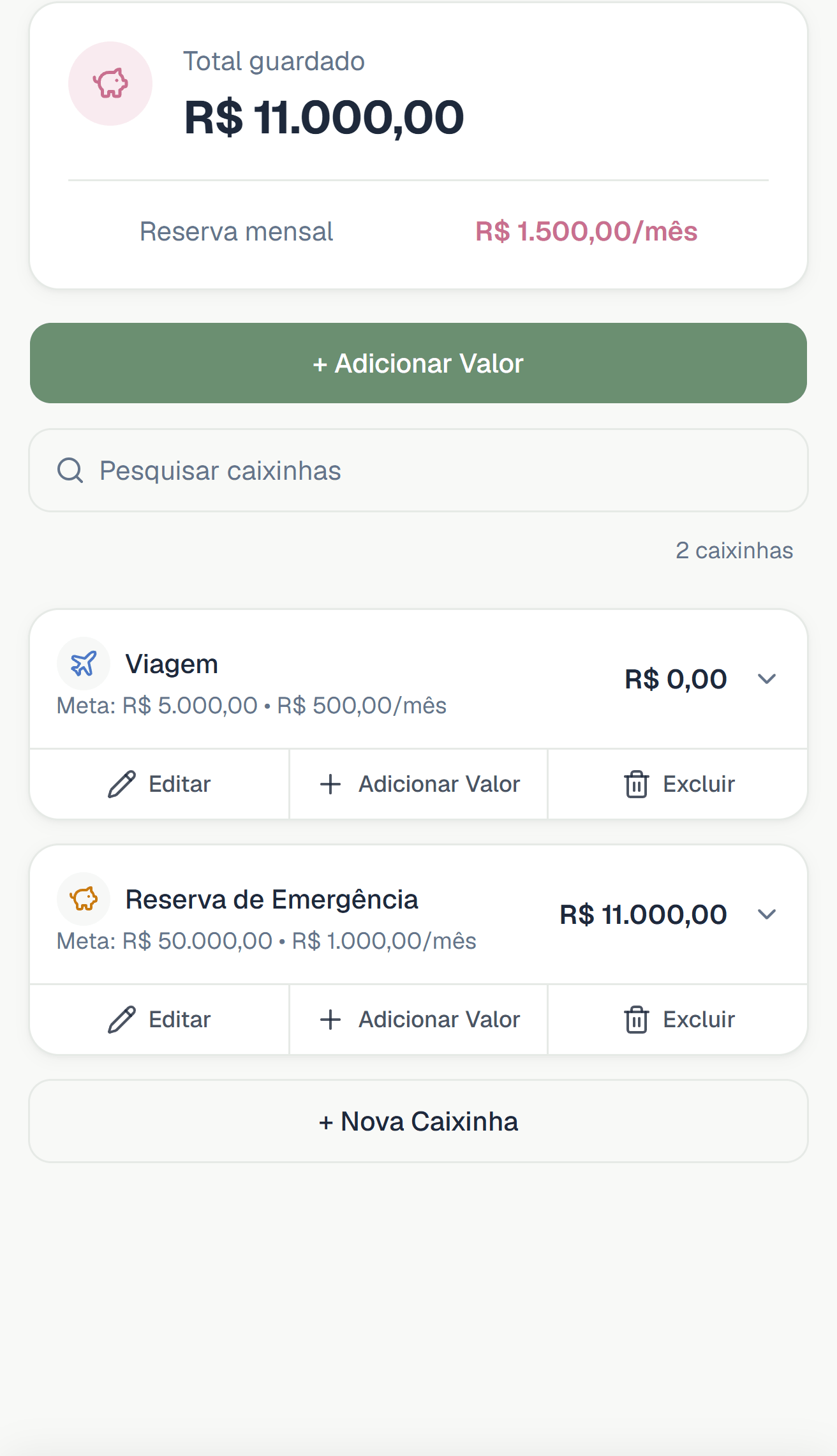Caixinhas